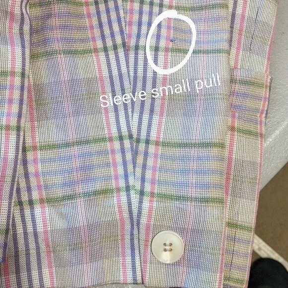 Pendleton plaid spring holiday blazer rayon women's size 16 - Picture 10 of 12